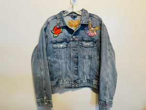 She Persisted Jean Jacket Size Large