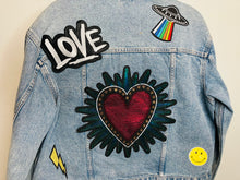 Load image into Gallery viewer, Custom Jean Jacket With Patches
